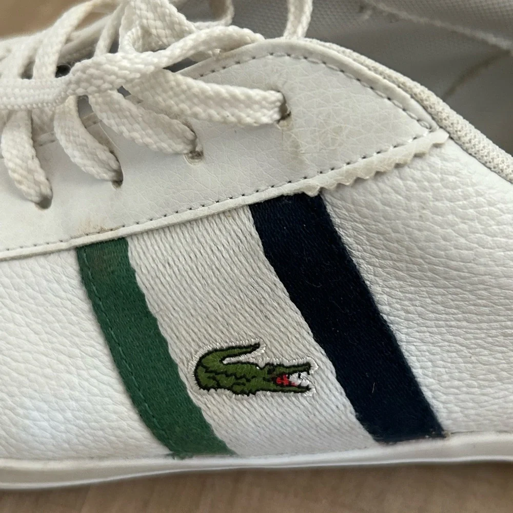Lacoste Men’s Lerond Sneakers White Size 12
